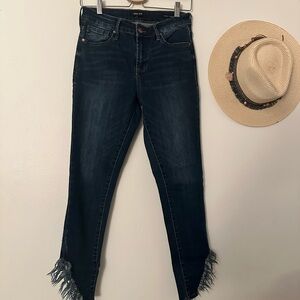 Dear John Distressed Ankle Denim Jeans